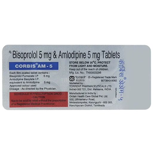 corbis am 5mg tablet 10's